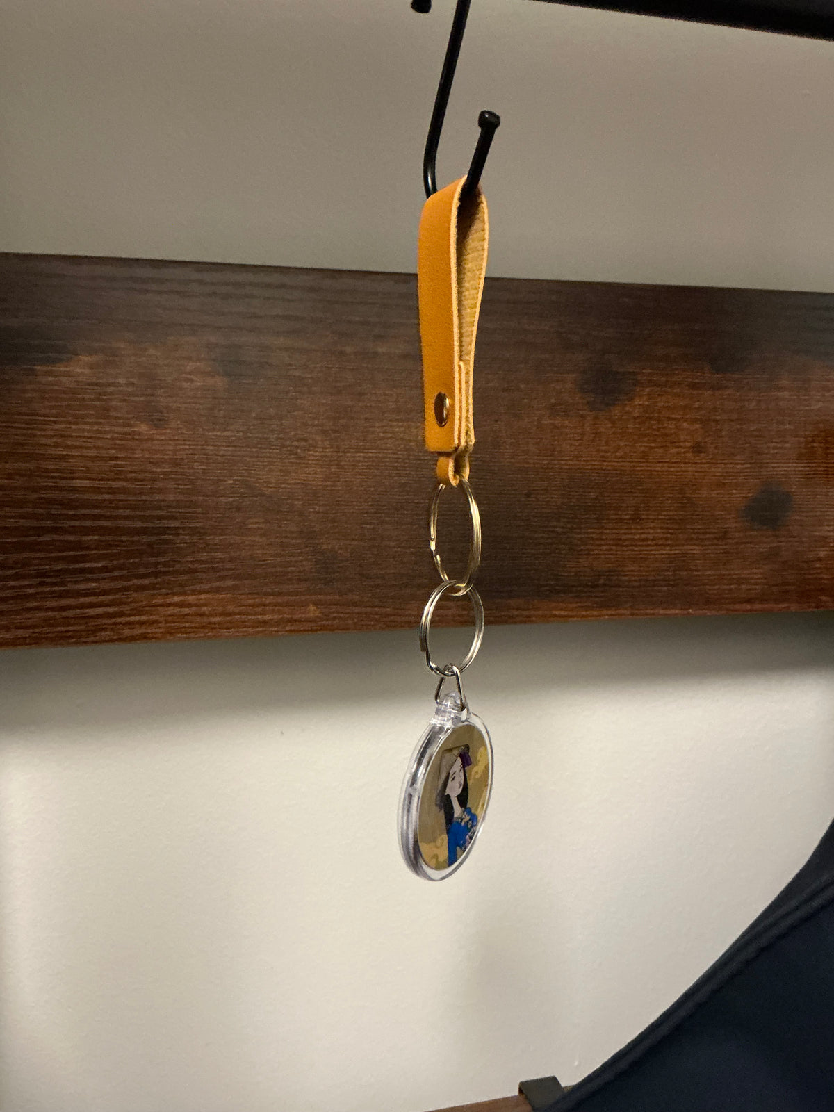 1.5¨ Clear Photo Keychain