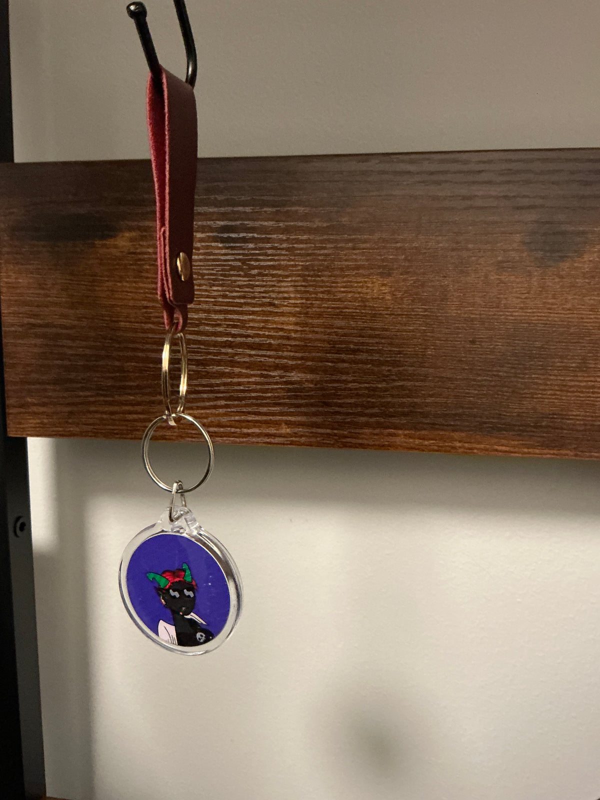 1.5¨ Clear Photo Keychain