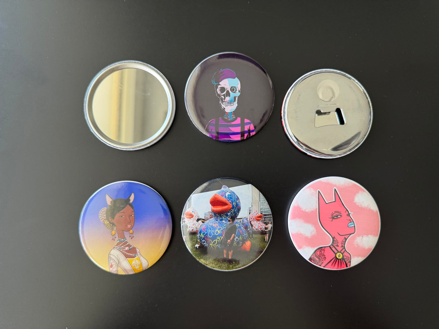 3” Round Mirror or Bottle Opener